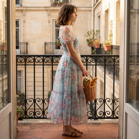 Robe midi Floral Empire