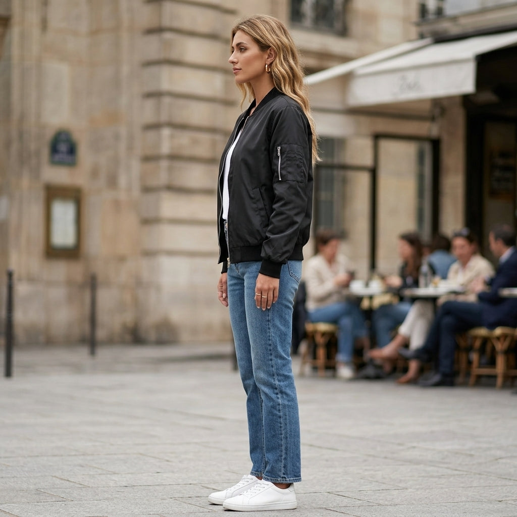 Blouson bomber léger pour femme