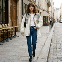 Veste pour femme douce effet laine