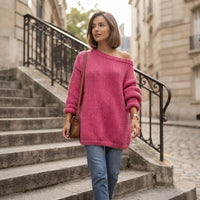 Pull en maille Élowyne à épaules dénudées