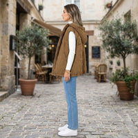 Gilet matelassé à capuche Sabine