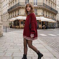 Pull à col roulé Camille effet cachemire