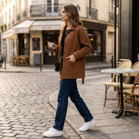 Veste longue matelassée Faith
