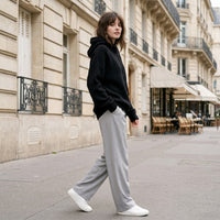 Pull en maille à col roulé oversize