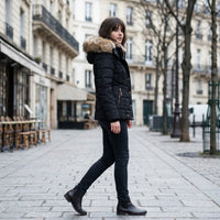 Manteau d'hiver imperméable doublé de polaire