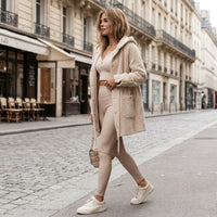 Manteau long et doux Amira