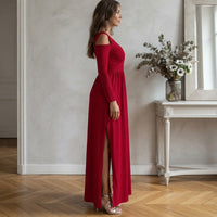 Robe de soirée en satin Eulalie
