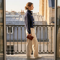 Veste courte en laine Adeline