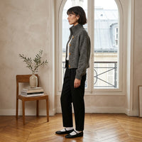 Veste courte en laine Adeline
