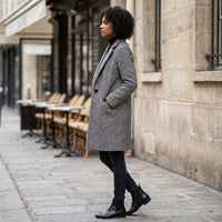 Manteau structuré texturé Camille