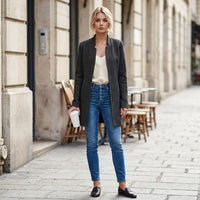 Veste mi-saison élégante et ajustée