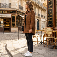Veste longue matelassée Faith