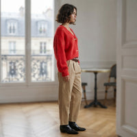 Gilet Marveine duveteux à col en V
