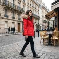 Manteau d'hiver imperméable doublé de polaire