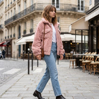 Veste en peluche douce Elina
