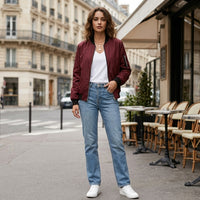 Blouson bomber léger pour femme