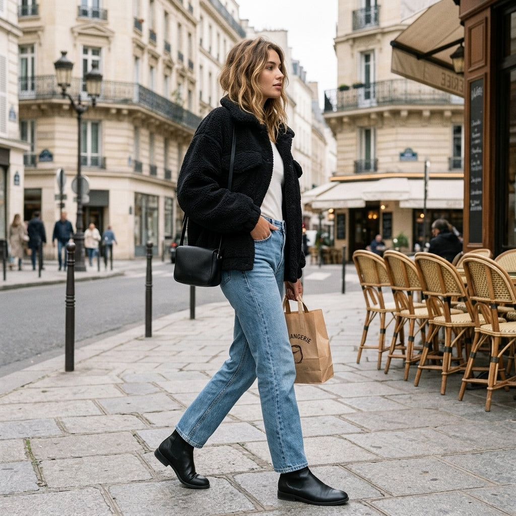 Veste en peluche douce Elina