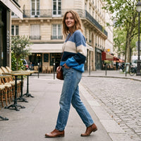 Pull bohème chic style hippie