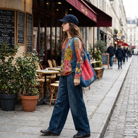 Gilet orné style bohème chic