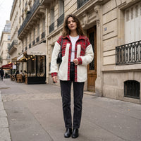 Veste pour femme douce effet laine
