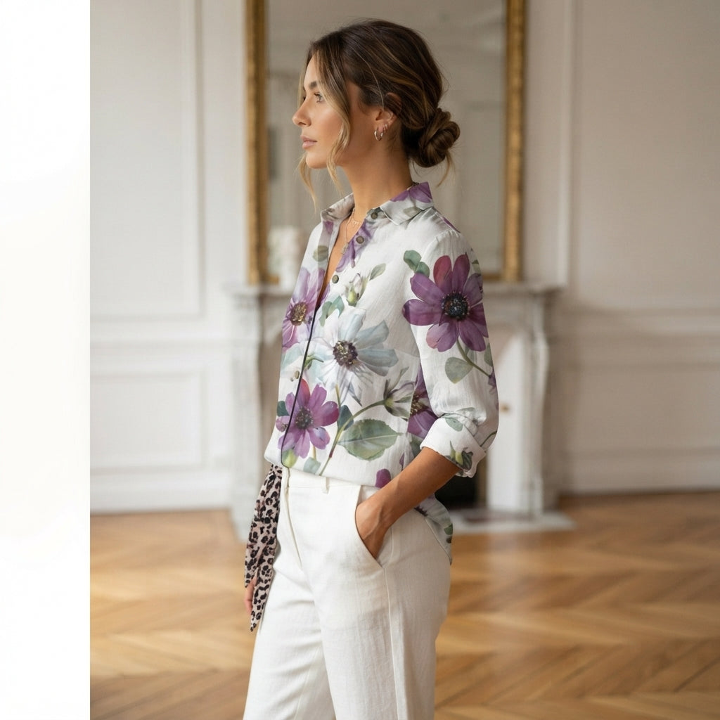 Chemisier boutonné élégant Lisa