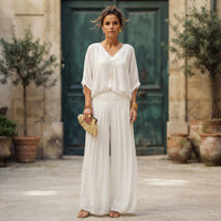 Ensemble Jonah à col en V et pantalon large