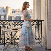 Robe midi Floral Empire