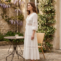 Eulalie Lace Midi Dress