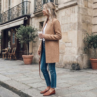 Veste mi-saison élégante et ajustée