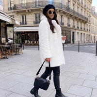 Manteau d'hiver Elina effet mouton