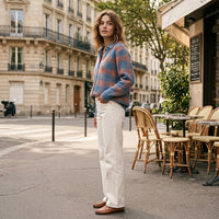 Gilet en maille à motif damier Taylor