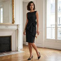 Robe midi Dannell à nœud