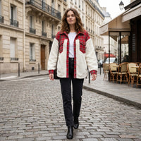 Veste pour femme douce effet laine