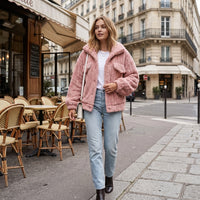 Veste en peluche douce Elina