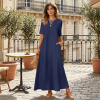 Robe longue décontractée Julie avec poches