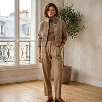Veste courte en laine Adeline