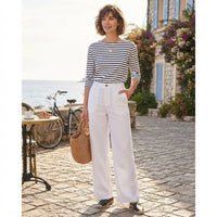 Pantalon classique à jambes larges