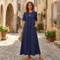 Robe longue décontractée Julie avec poches