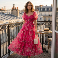 Robe midi Floral Empire
