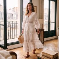 Eulalie Lace Midi Dress
