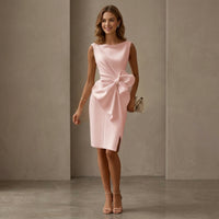 Robe midi Dannell à nœud