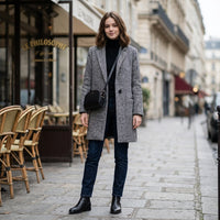 Manteau structuré texturé Camille