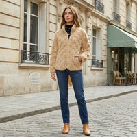 Veste zippée texturée Grimila