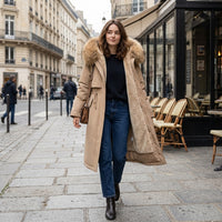 Manteau d'hiver imperméable et isolant