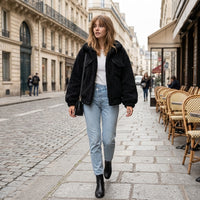 Veste en peluche douce Elina