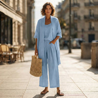 Combinaison ajustée à carreaux pour femme