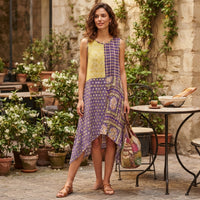 Bohemian patchwork tunic dress