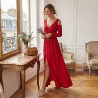 Robe de soirée en satin Eulalie