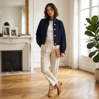 Veste courte en laine Adeline