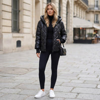 Veste matelassée Nadia couleur bordeaux